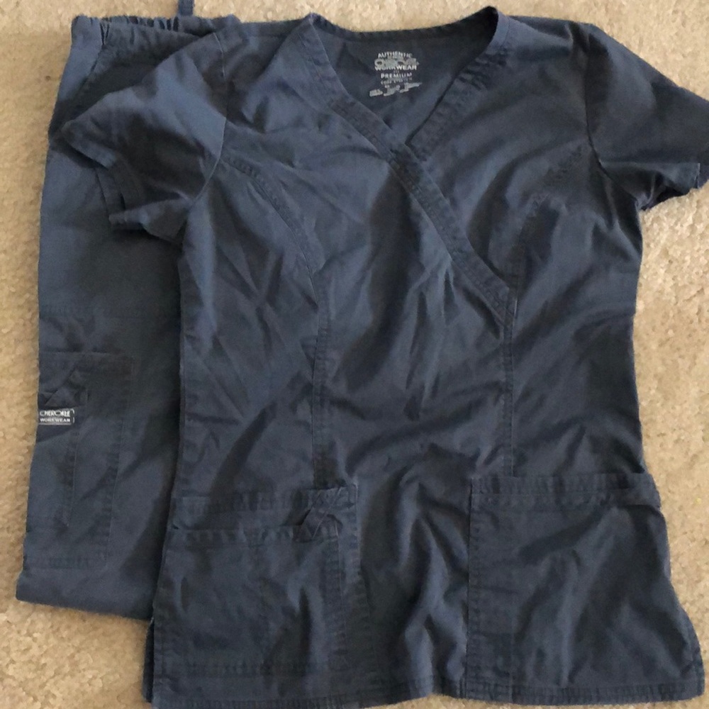 Grey scrubs